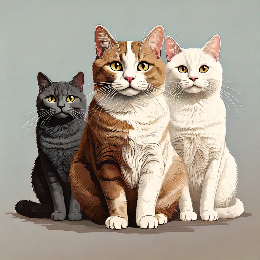 Infografía mostrando SS, Ss y ss en gatos British Shorthair
